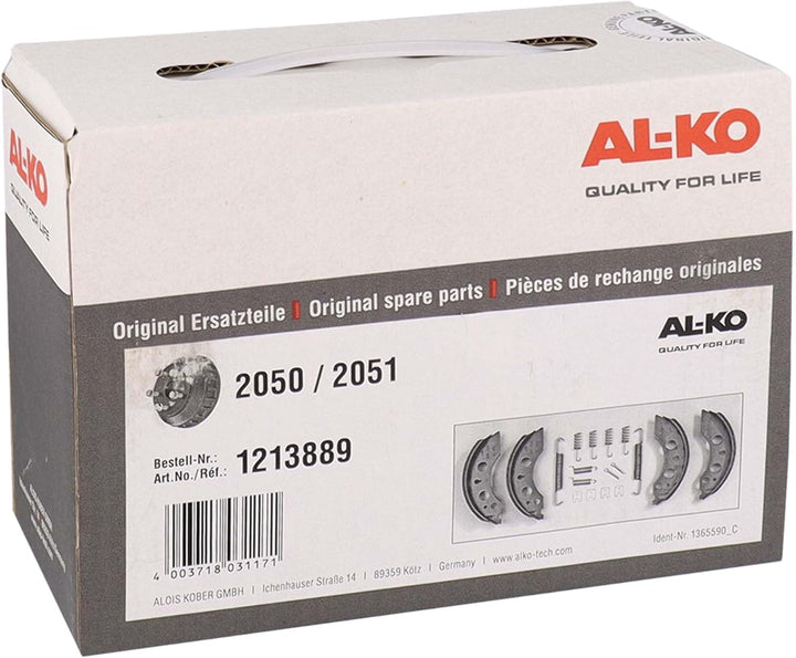 The Drive | ALKO Bremsbacken Satz für Anhänger | Ø 200x50mm für AL-KO Bremse 2050 u. 2051 | 1213889
