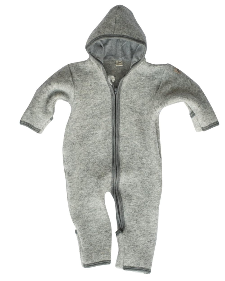 Lilano, Wollfilz Winter Anzug mit gefütterter Kapuze, 80% Wolle (kbT), 20% Baumwolle (KBA) 62 Grau,