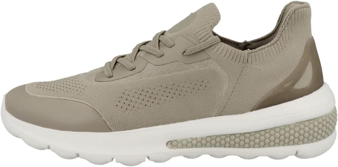 Geox Mädchen D Spherica Actif Sneaker 41 EU Sand, 41 EU Sand