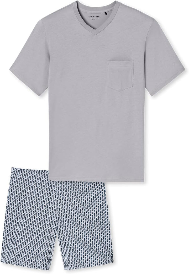 Schiesser Herren 3 Pack Unterwäsche Shorts mit Weichem Bund - 95/5 Organic Boxershorts (1er Pack) M