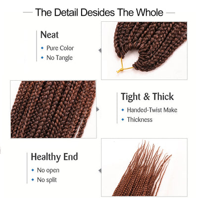 Box Braids Crochet Braids Hair Extensions Kanekalon Kunsthaar Crochet Hair Braids Haare Kunsthaar Zu