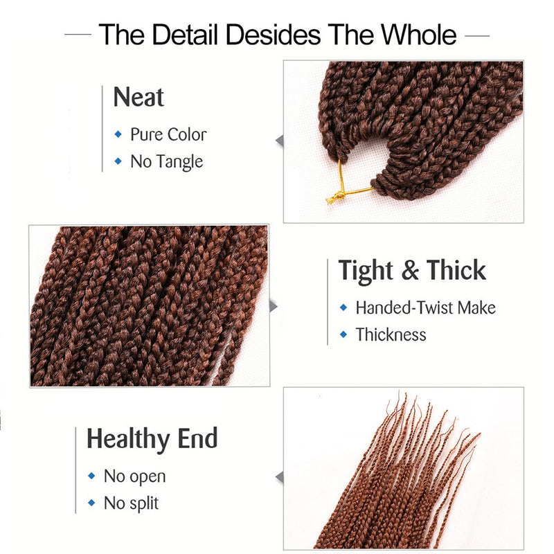 Box Braids Crochet Braids Hair Extensions Kanekalon Kunsthaar Crochet Hair Braids Haare Kunsthaar Zu