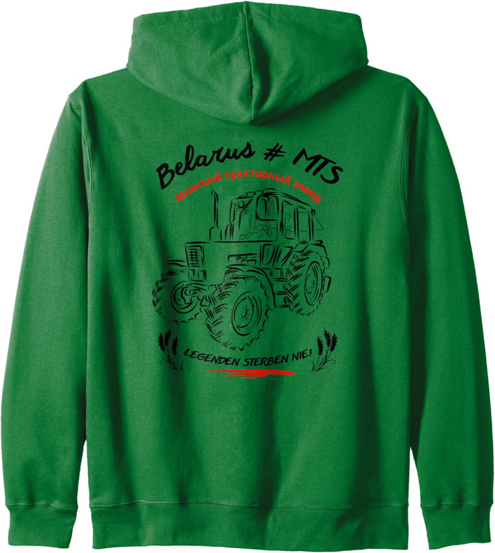 Belarus MTS//Legenden sterben nie. Ostalgie Landmaschinen Kapuzenjacke