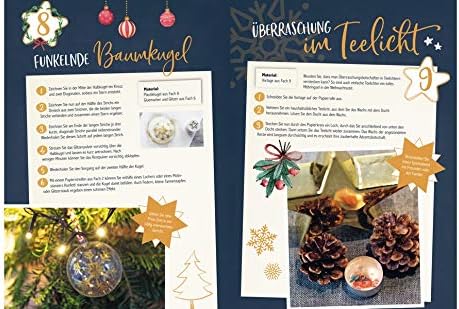 Adventskalender Oh du fröhliche Bastelzeit: 24 Türchen voller stylischer Bastelideen für die Weihnac