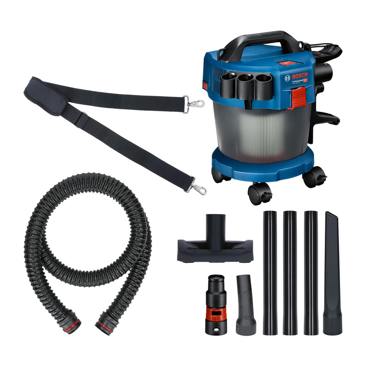 Bosch Professional 18V System Industriestaubsauger Gas 18V-10 L (ohne Akku, 1,6 m Schlauch, 3 Verlän