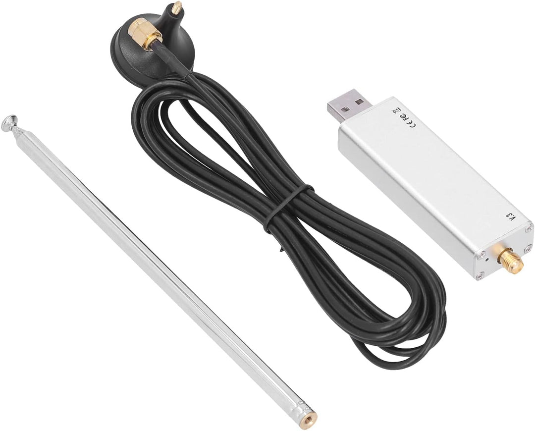 RTL SDR R820T2 V3 RTL2832U Tuner + Antenne + Antennenbasis-Kit FüR Radio-Scanning