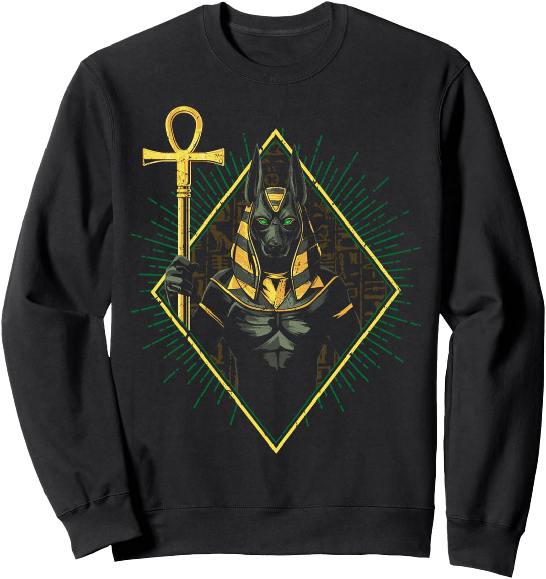Ägyptische Mythologie Altes Ägypten Gottheit Gott Anubis Sweatshirt