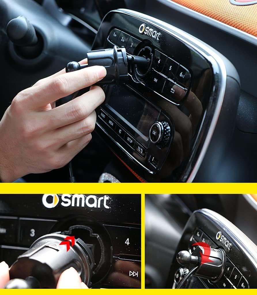 SHIFENG Auto Handyhalter für Smart 453 Fortwo Forfour 2015-2021, Navigationsladezubehör 453 Radio-St