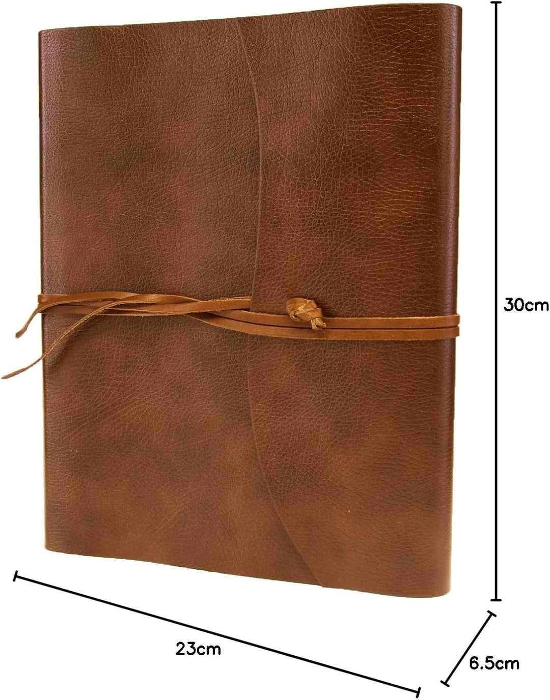 BELCRAFT Tivoli Fotoalbum aus recyceltem Leder fadenheftung, Handgearbeitet in klassischem italienis