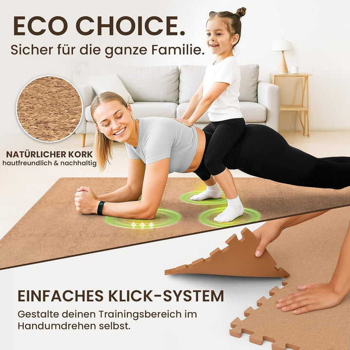 Schutzmatten Bodenschutzmatte Set Sportmatte Gymnastikmatte Puzzlematte: Puzzle Sportgeräte Matte Fi