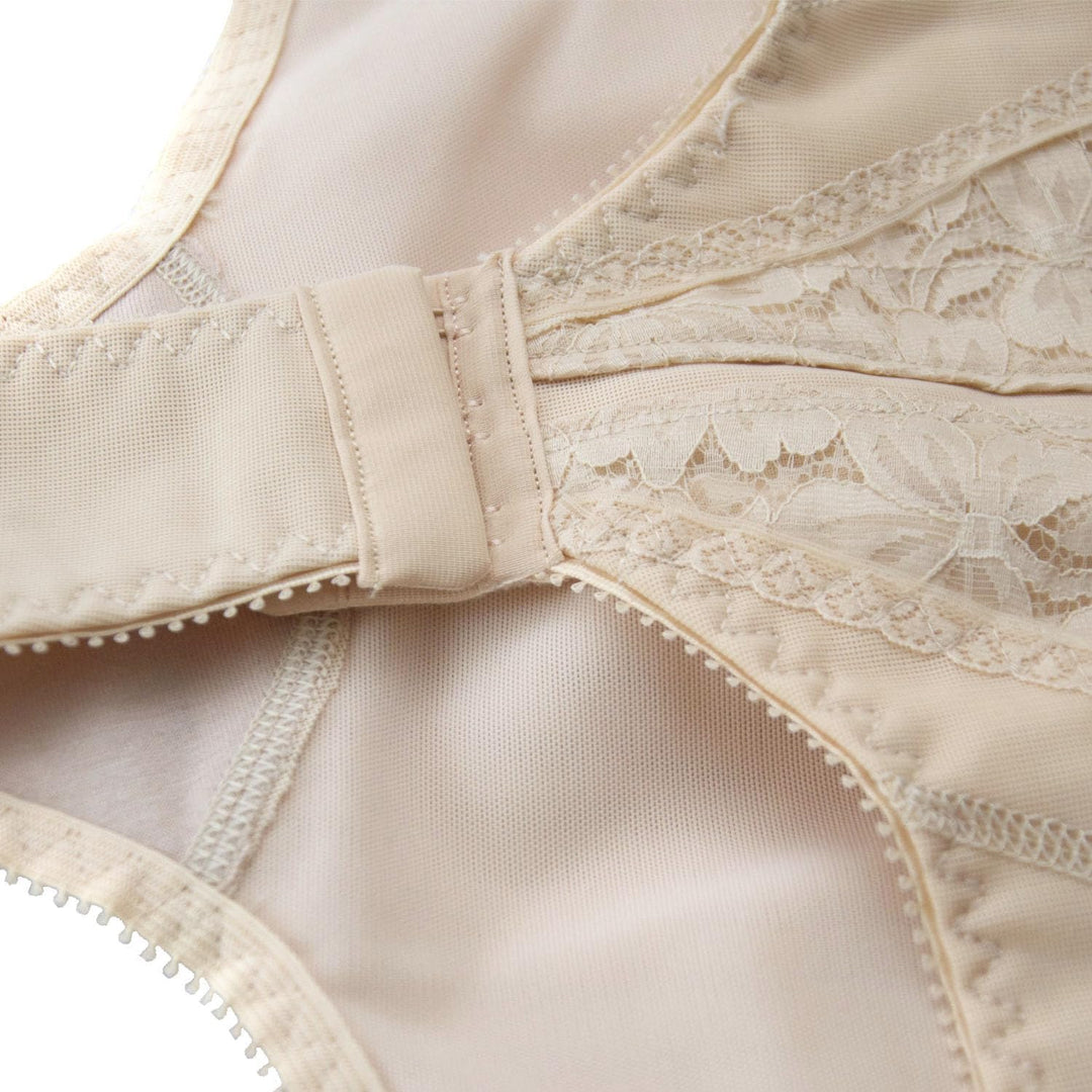 BODYPERFECT Body damen elegant Shapewear body damen Miederbody stark formend Made in Italy Beige S,