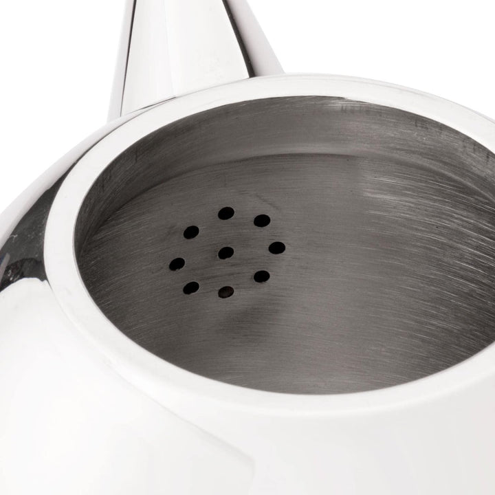 Teekanne Set 0.5 Liter - Edelstahl glänzend doppelwandig - Kleiner Teebereiter mit Tee-Filter-Sieb-A