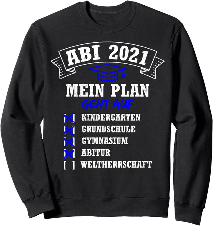 Abi 2021 Abiturient Abitur Geschenk Vintage Abschluss Sweatshirt