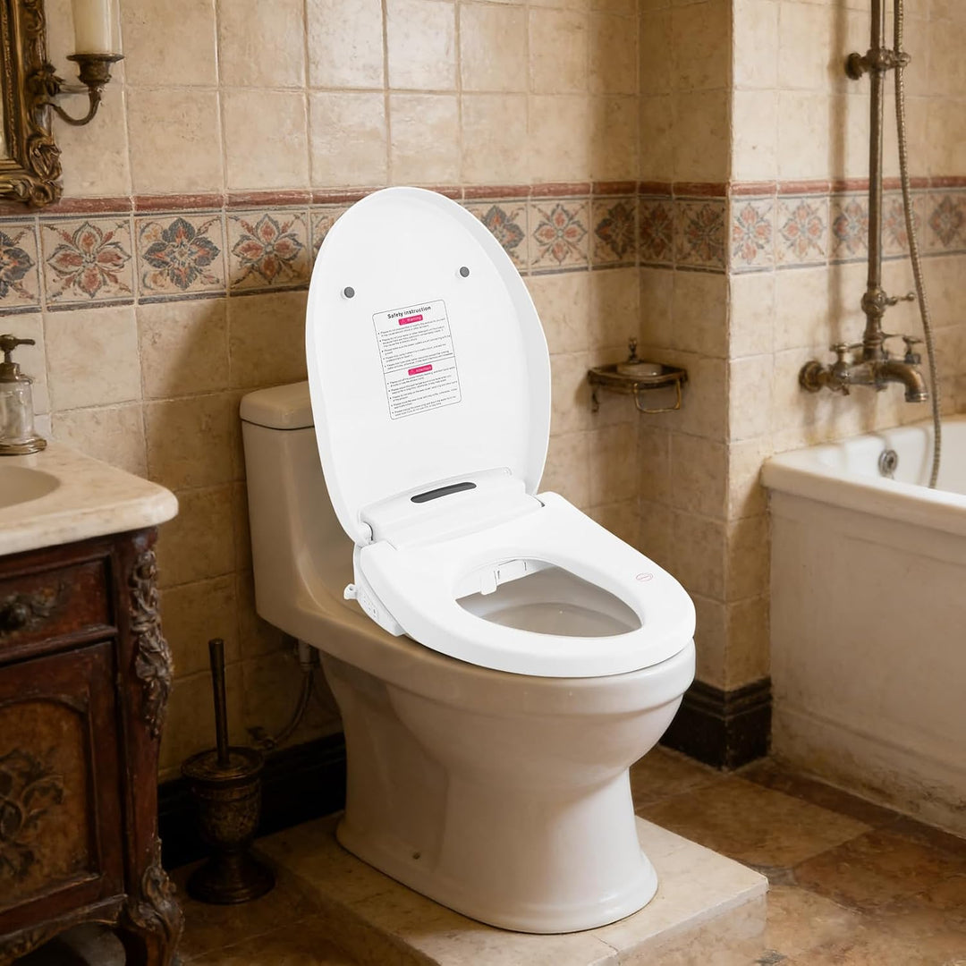 Bidet WC Sitz Elektronisch Toilettendeckel Heizbar Trockner Fernbedienung | IPX4 Wasserdicht, 1300W,