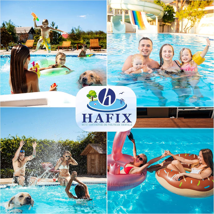 HAFIX® Solarplane Cover für runde Pools Ø 244 cm - Planengrösse Ø 210cm - Poolplane Solarpoolheizer