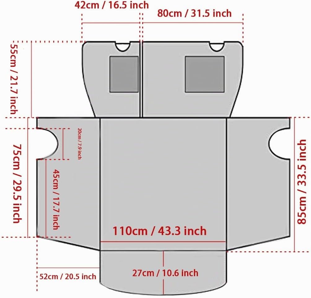 psler ® Kofferraumabdeckung Lagerung für Wrangler JK 2007-2017 and für Wrangler JL 2018-2023 For JK