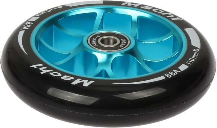 2 Stück 110x24mm Mach1 Stuntscooter Alu aluminium Rollen-Set inklusive Kugellager + Spacer - Cityrol