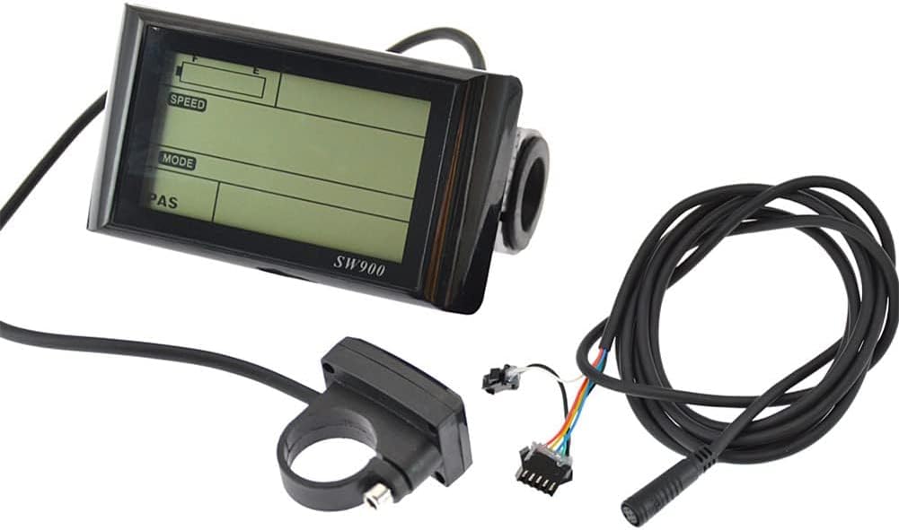 SW900 LCD Display für E-Bike &amp; E-Scooter, 24V-60V, Wasserdicht, Tachometer | UNIVERSELLE SPANNUNGSER