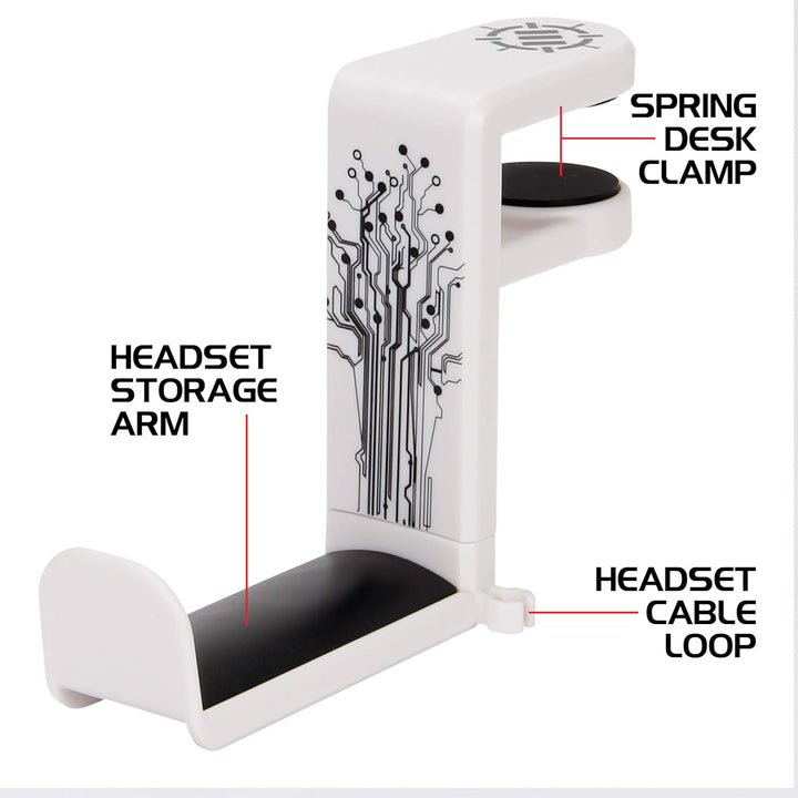 ENHANCE PC Gaming Headset Kopfhörer Halterung Hanger Mount Kopfhörer Stand mit verstellbaren & Schwe