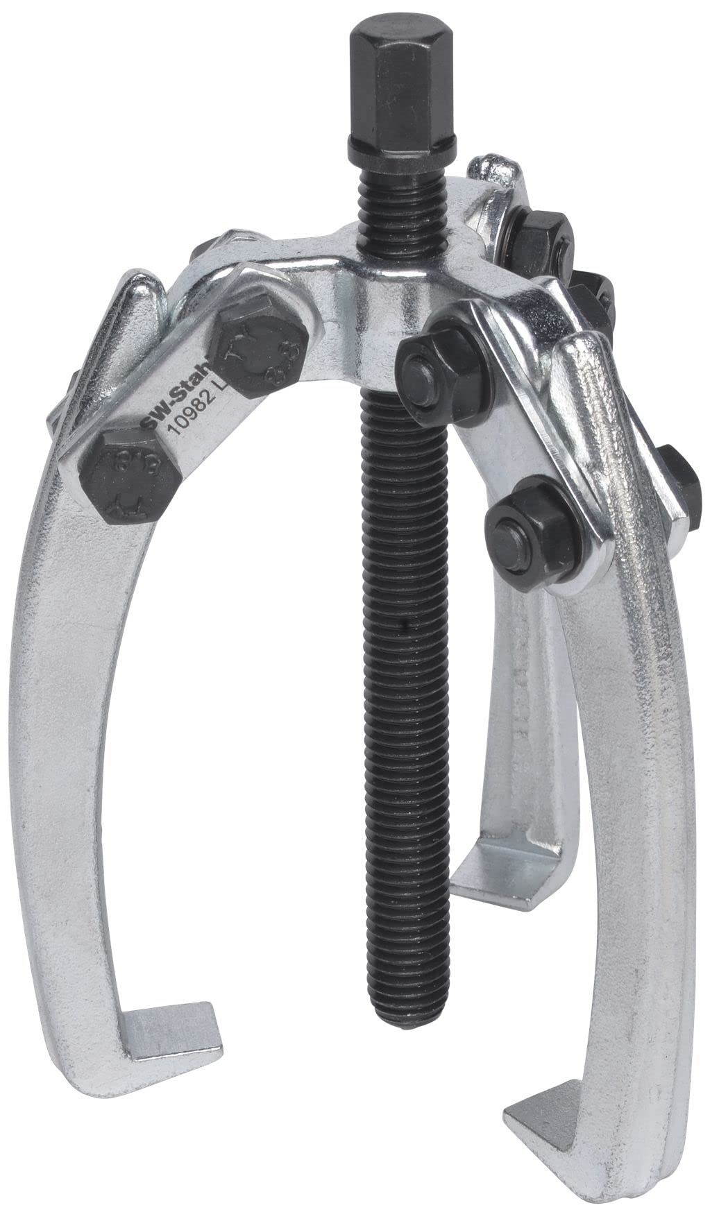 SW-Stahl 10982L Mini Laschenabzieher 10-90mm I Abzieher Werkzeug 3-armig I Innen- und Aussenabzieher