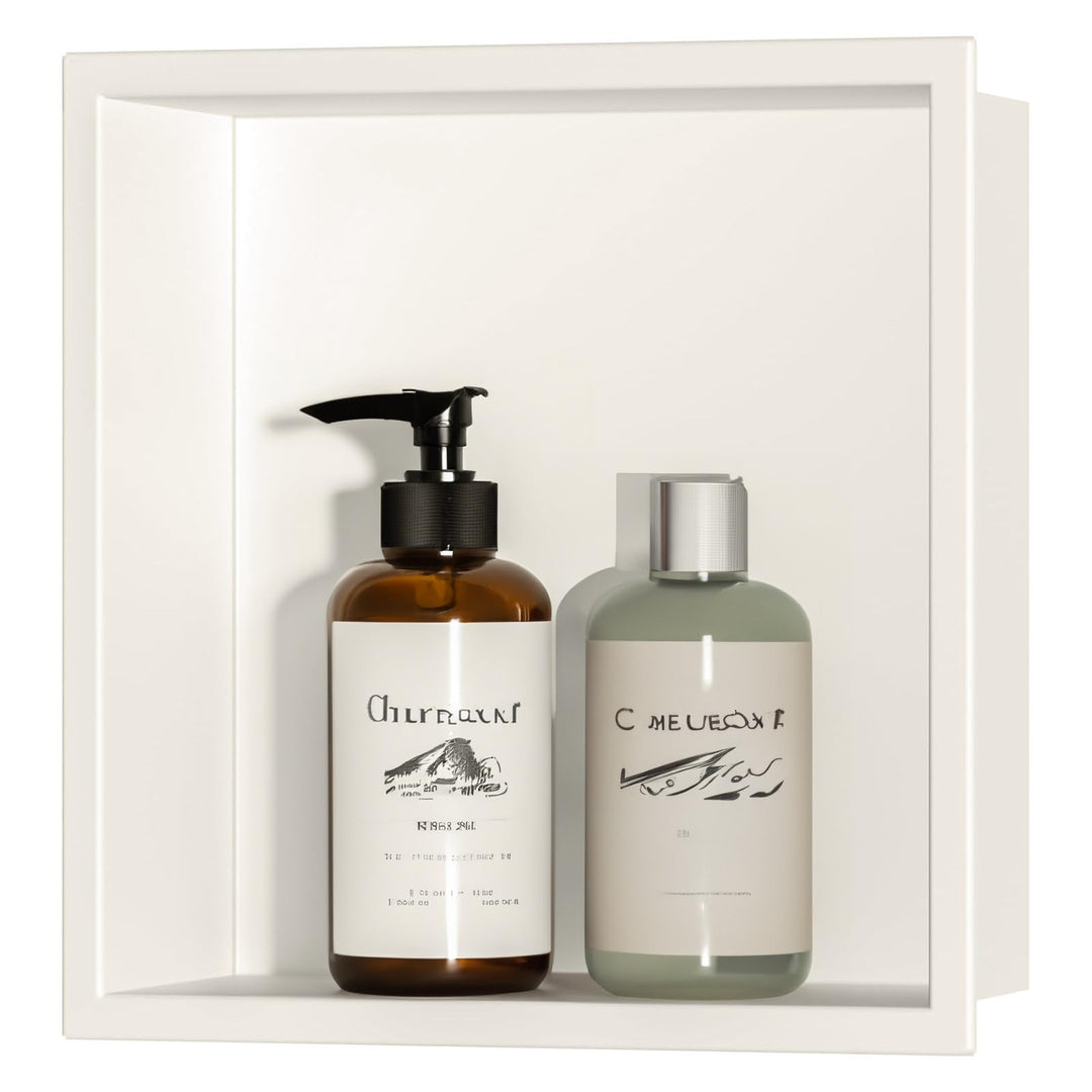 Wandnische Dusche,Wandnische Dusche Edelstahl,Wandnische Einzelregal Lagerung,Duschnische 30 * 30 *