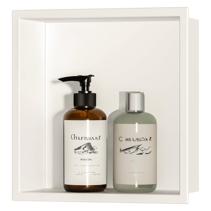 Wandnische Dusche,Wandnische Dusche Edelstahl,Wandnische Einzelregal Lagerung,Duschnische 30 * 30 *