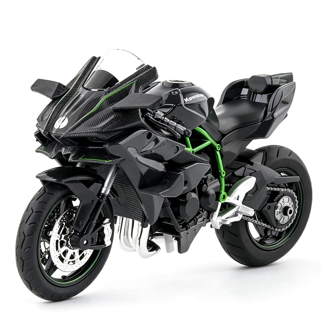TGRCM-CZ kompatibel für 1:12 Kawasaki Ninja H2R Motorrad Modell, DieCast Modell Motorrad, Aufhängung