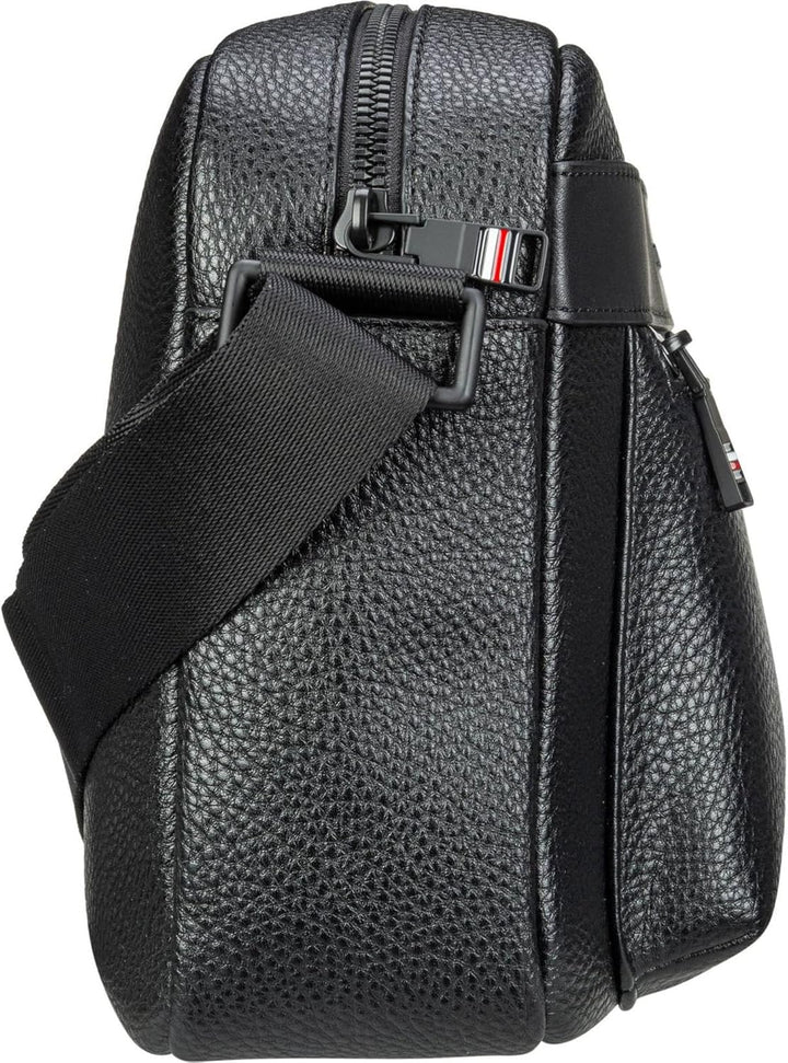 Tommy Hilfiger Herren TH Central Schultertasche, Schwarz, One Size