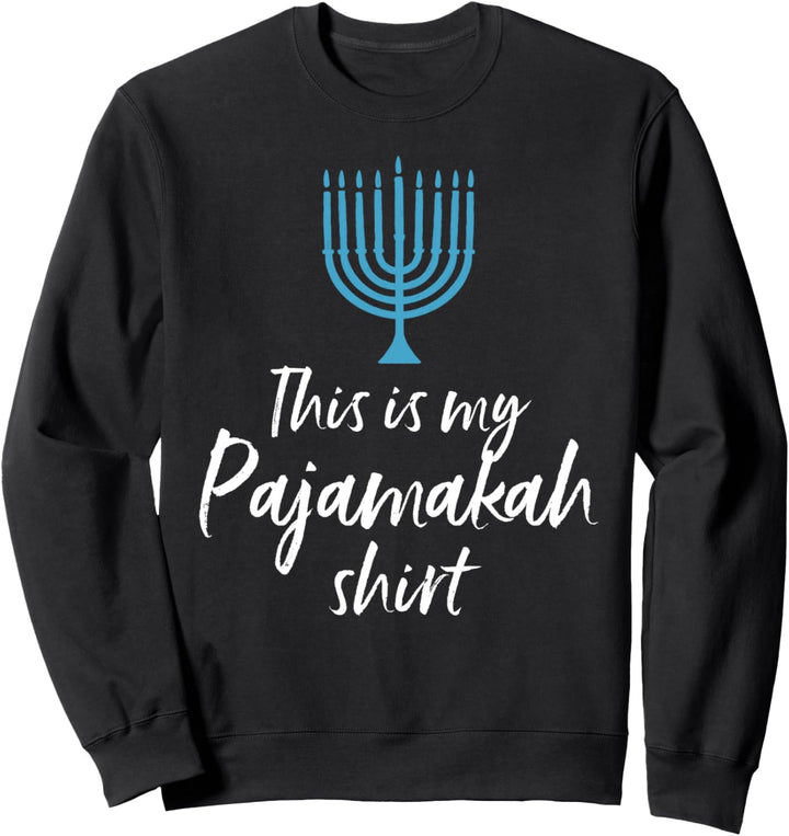 This Is My Pajamakah Hanukkah Pyjama Chanukka Jüdische Sweatshirt
