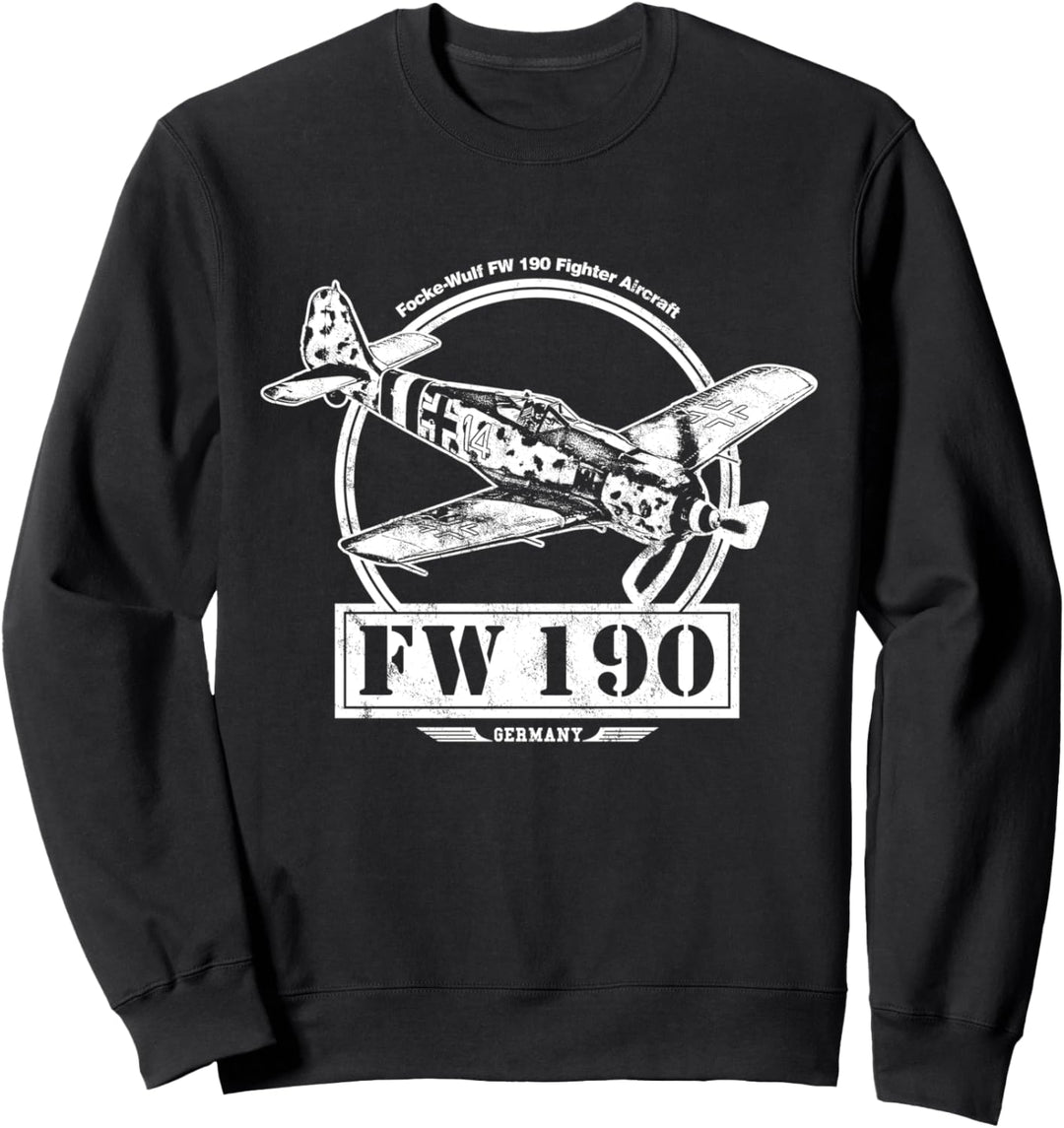 Focke-Wulf Fw 190 Würger WW2 Kampfflugzeuge Sweatshirt