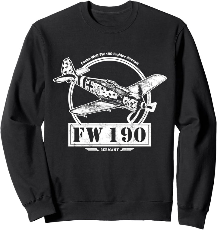 Focke-Wulf Fw 190 Würger WW2 Kampfflugzeuge Sweatshirt
