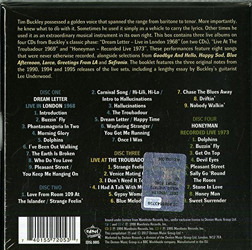 Live Anthology, Audio-CD