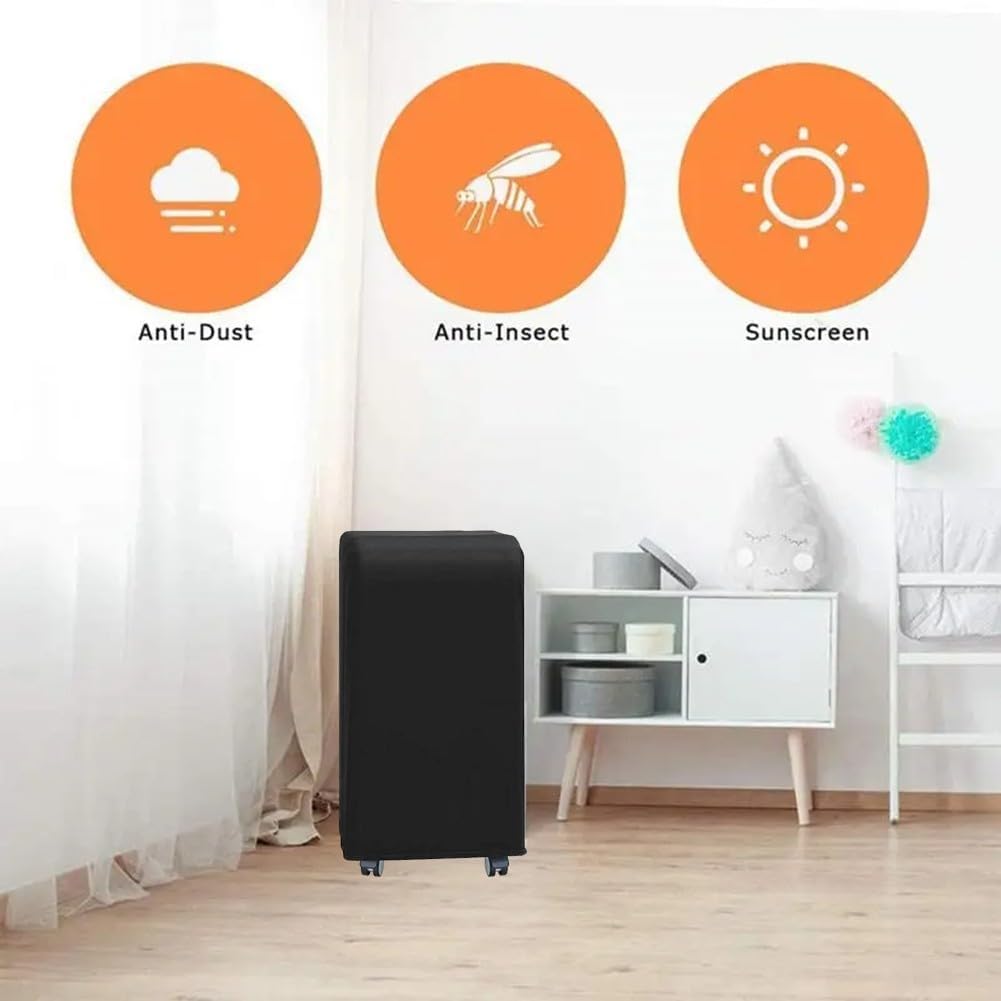 40 x 46 x 75 cm staubdichte Schutzhülle für tragbare mobile Klimaanlage, elastischer Stoff, tragbare