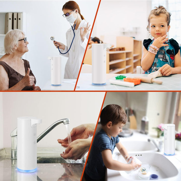 Seifenspender Automatischer Edelstahl Schaumseifenspender Elektrischer - LAOPAO Soap Dispenser Set I