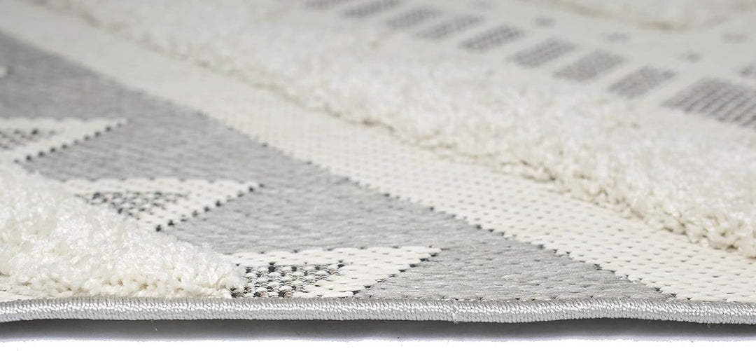 Teppich-Traum In- & Outdoor Teppich Sisal Wohnzimmer Wintergarten orientalisches Rautenmuster gezack