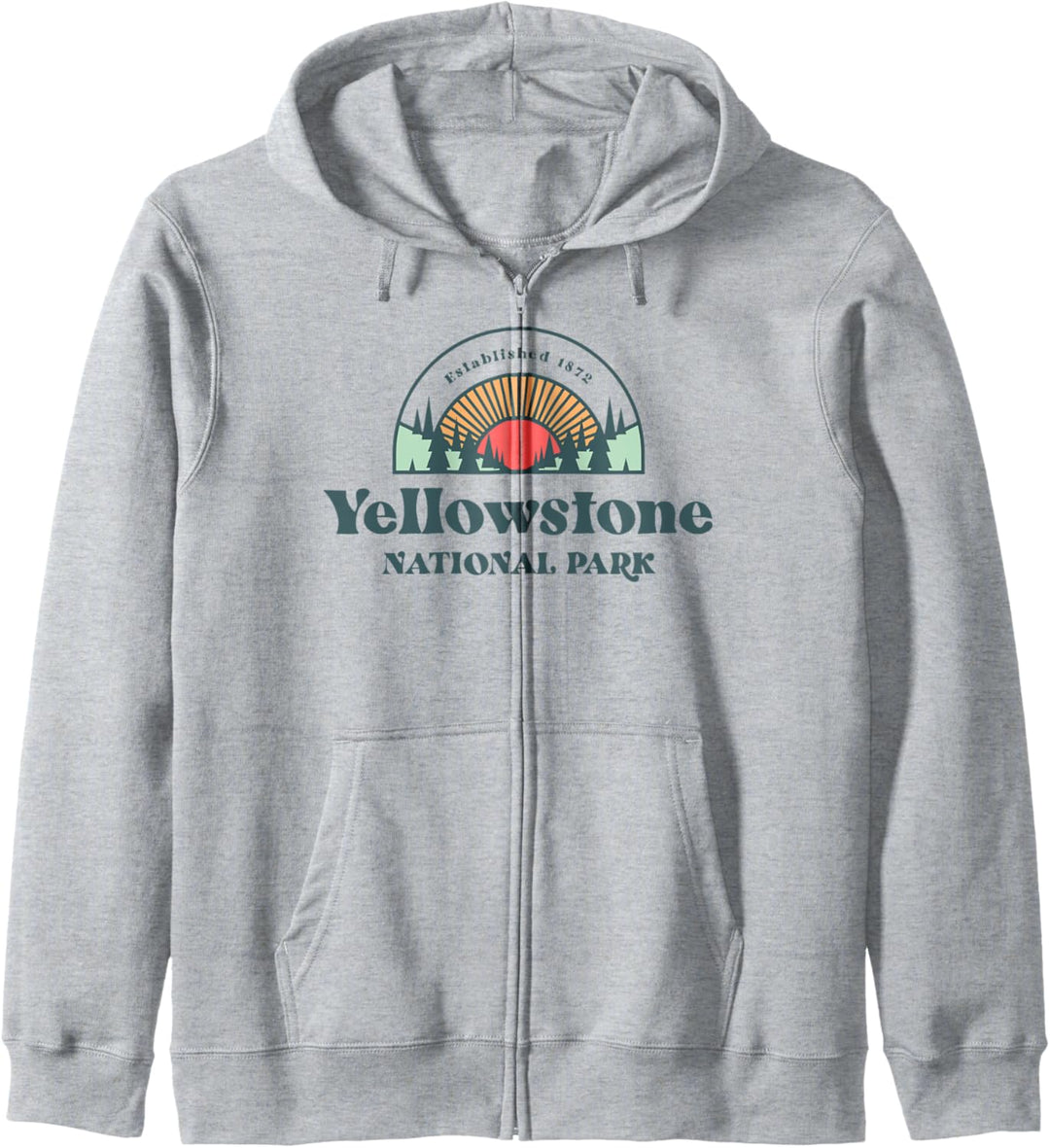 Familienurlaubsgeschenk - Retro Yellowstone National Park Kapuzenjacke