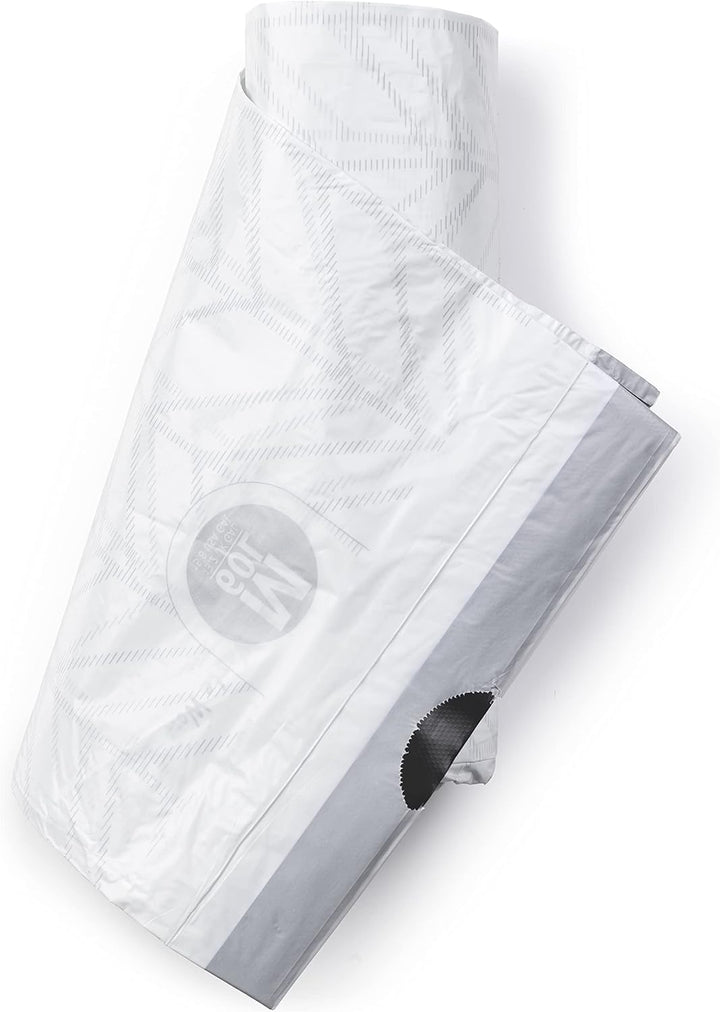 Brabantia Müllbeutel PerfectFit Multipack (Code M - 60L) Extra Starke Müllsäcke mit Zugband, 6 rolle