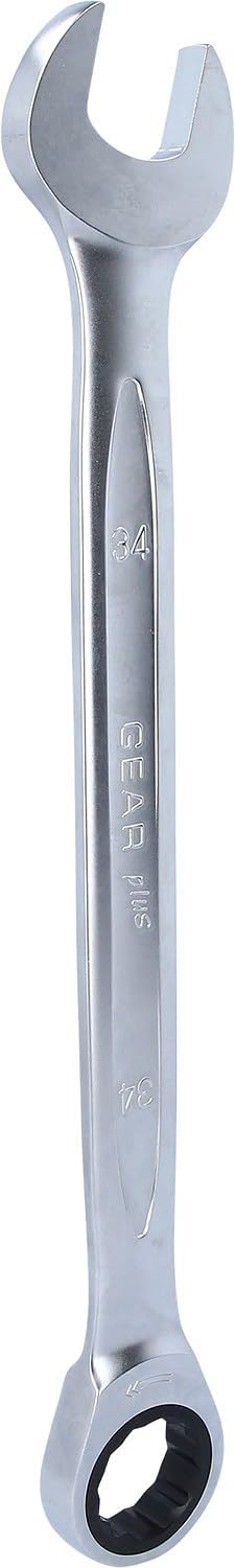 KS Tools 503.4230 GEARplus Ratschenringmaulschlüssel, 34mm, 34mm