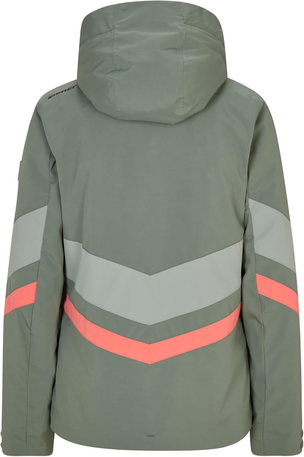 Ziener Damen Telia Ski-Jacke/Winter-Jacke | warm, atmungsaktiv, wasserdicht (1er Pack) 34 green mud,