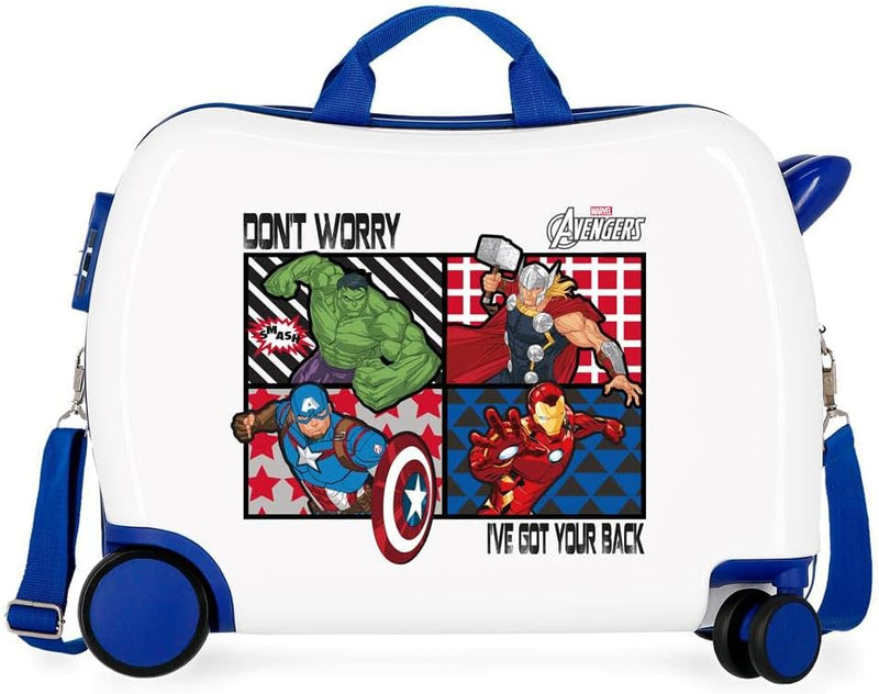Marvel Avengers All Avengers Kinder-Koffer Mehrfarbig 50x38x20 cms Hartschalen ABS Kombinationsschlo