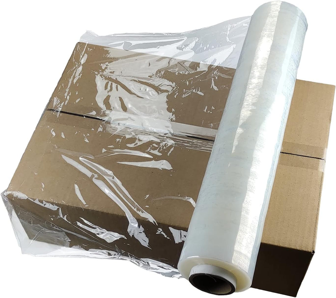 Netuno 1x weisse Stretchfolie 23my 500 mm 2,5 kg transparente Folie Polyethylen Folie Cast-Film Weis