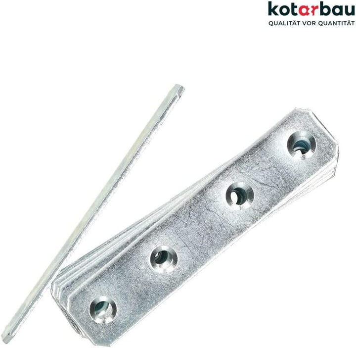 KOTARBAU Lochplatten 97 x 20 mm Verzinkt Silber Flachverbinder Holzverbinder Innen – Aussenbereich L