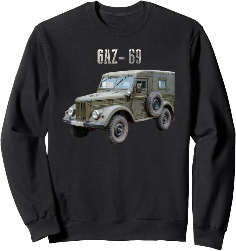 Sowjetischer Geländewagen GAZ-69 Oldtimer Fan Sweatshirt