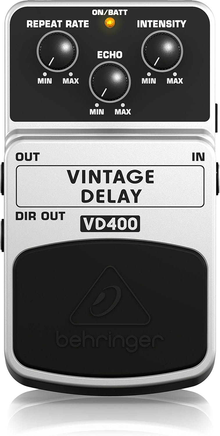 Best Price Square Guitar Pedal, Vintage DELAY VD400 by BEHRINGER VINTAGE DELAY VD400 Guitar Pedal, V