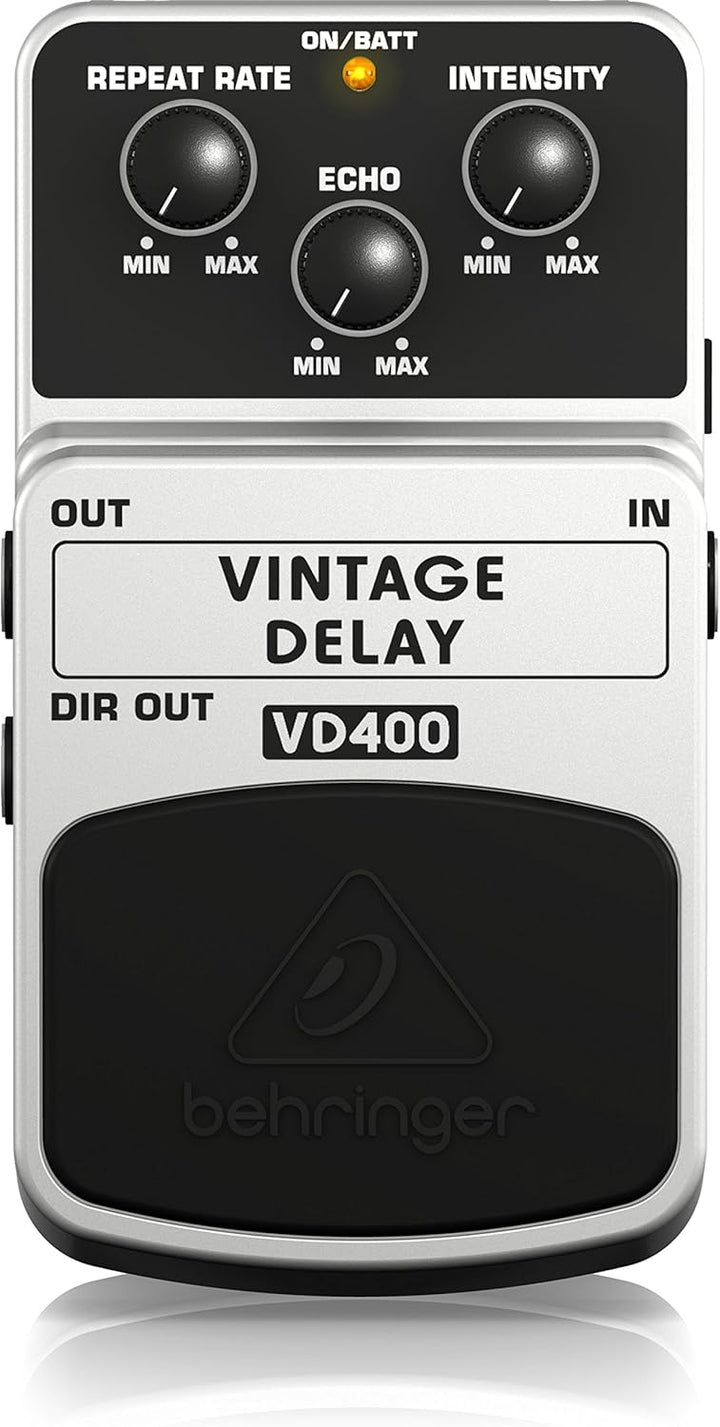 Best Price Square Guitar Pedal, Vintage DELAY VD400 by BEHRINGER VINTAGE DELAY VD400 Guitar Pedal, V