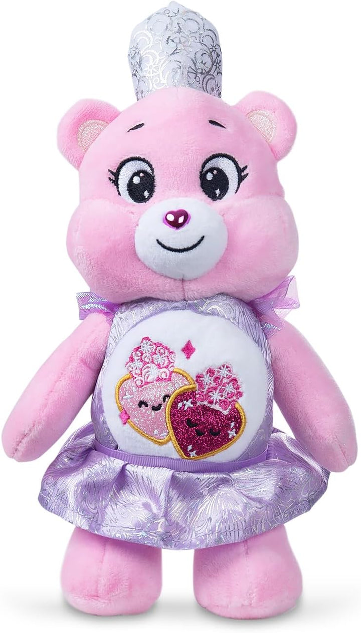 Basic Fun Care Bears x Wicked 22 cm Plüsch Plüsch Spielzeug – Love-a-Lot Bear als Glinda – Sammelbar