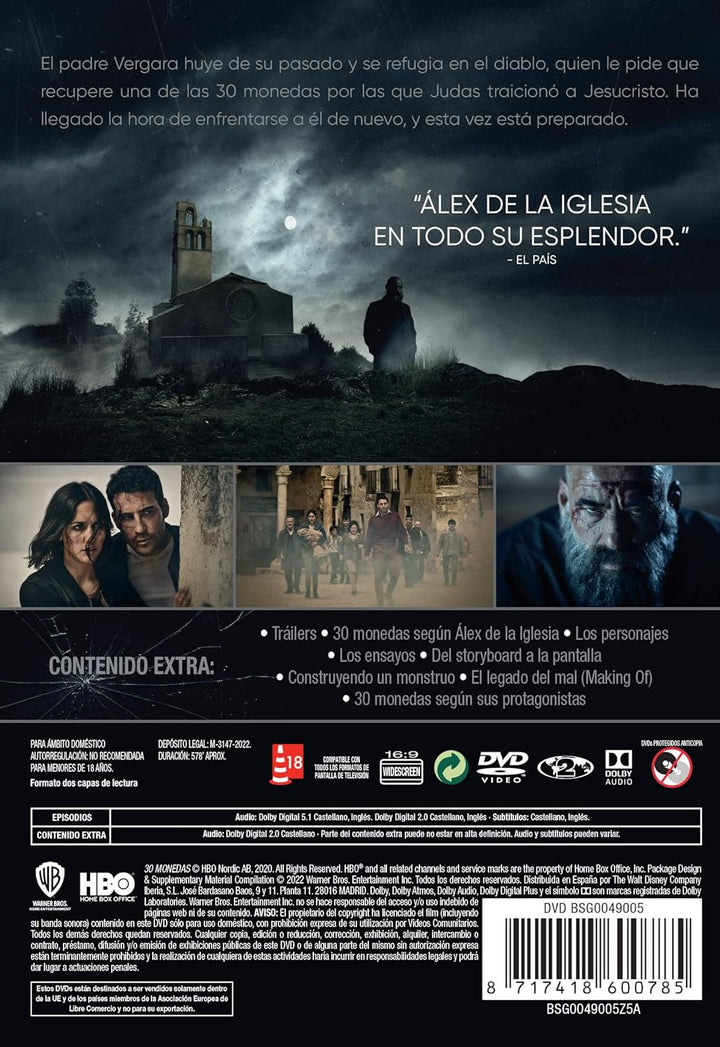 30 Coins (Season 1) - 4-DVD Set (30 Monedas) [ Spanische Import ]