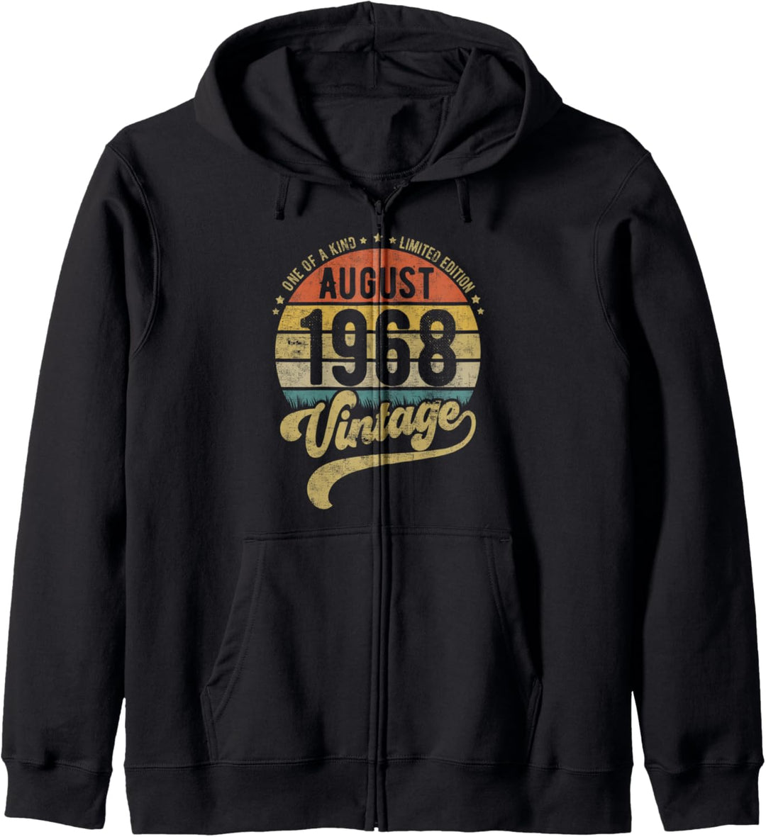 Reto Vintage 53. Geburtstag, 53 Jahre alt Geboren im August Kapuzenjacke