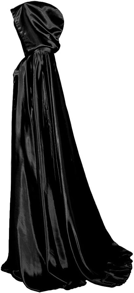 GRACEART Damen Cape Umhang Mit Kapuze Mittelalter Mantel Lang Halloween kostüm Für Hochzeit Braut Ab