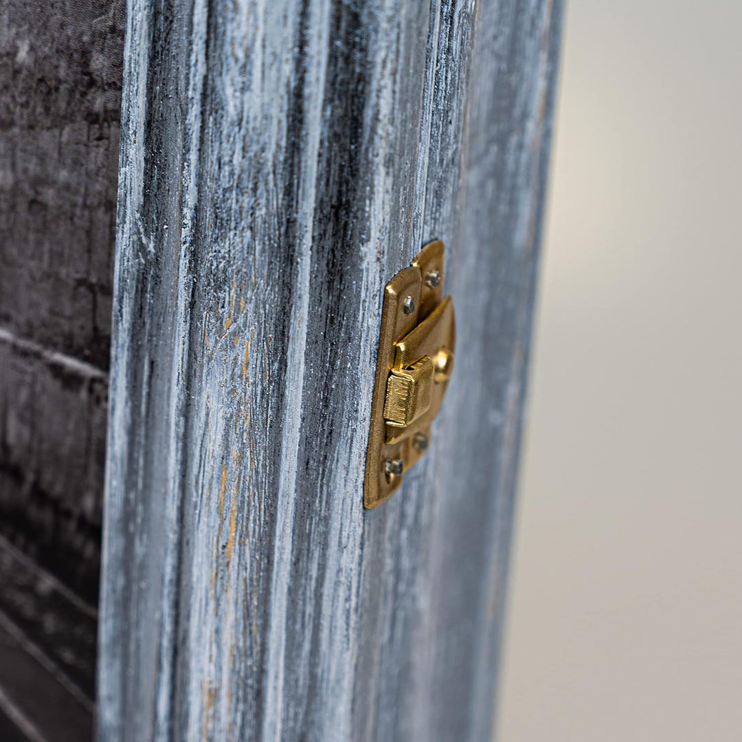 Schlüsselkasten aus Holz Hängeschrank mit Schlüsselbrett Wandorganizer für Schlüsselaufbewahrung Sch